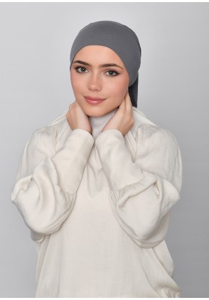 Blue gray-Two In One-Plain Jersey Cotton