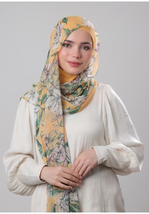 Jasmine-Vogue-Printed Plus Crinkled Chiffon